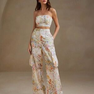 Floral Straight Leg Jumpsuit